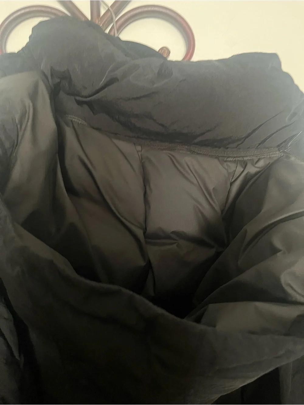 Jordan Black Quilted Puffer Coat with Hood